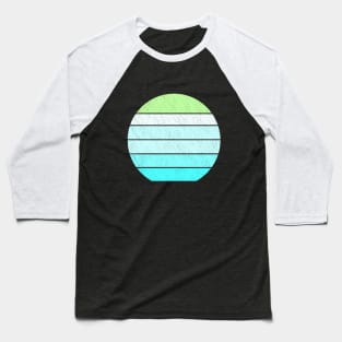 Blue tinted sunset pattern Baseball T-Shirt